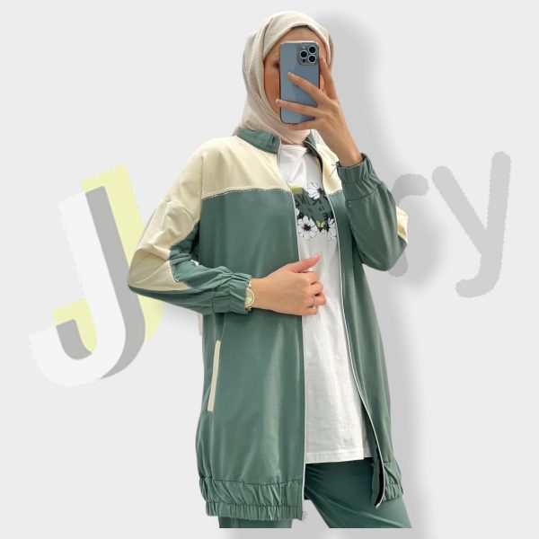 Elegantes Damen-Set aus drei Teilen mit Jacke 10177 – Bild 2