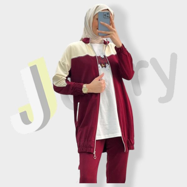 Elegantes Damen-Set aus drei Teilen mit Jacke 10177 – Bild 3