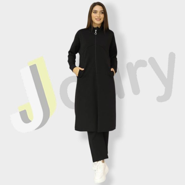 Zweiteiliges Damen-Set: Midijacke 10336 – Bild 6