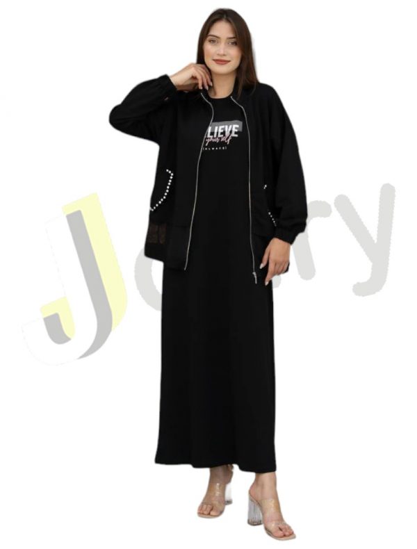 Zweiteiliges Damen-Set, langes Kleid 3668 – Bild 3