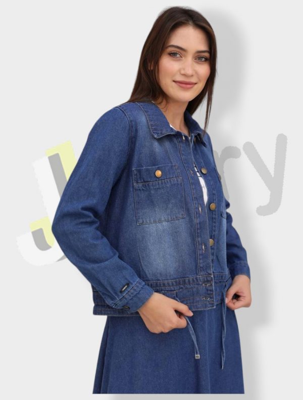 Dreiteiliges Damen-Denim-Set 8137 – Bild 6