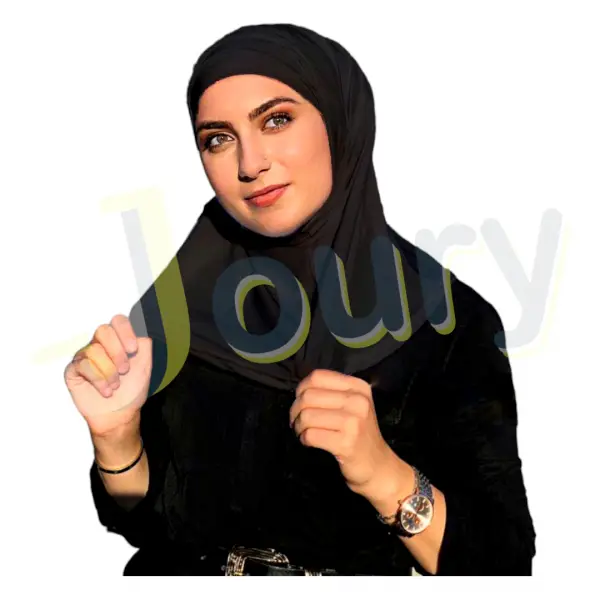 Zweiteiliger Baumwoll Hijab 4000 – Bild 2